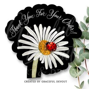 Thank You For Your Order! 2" (inches) Stickers